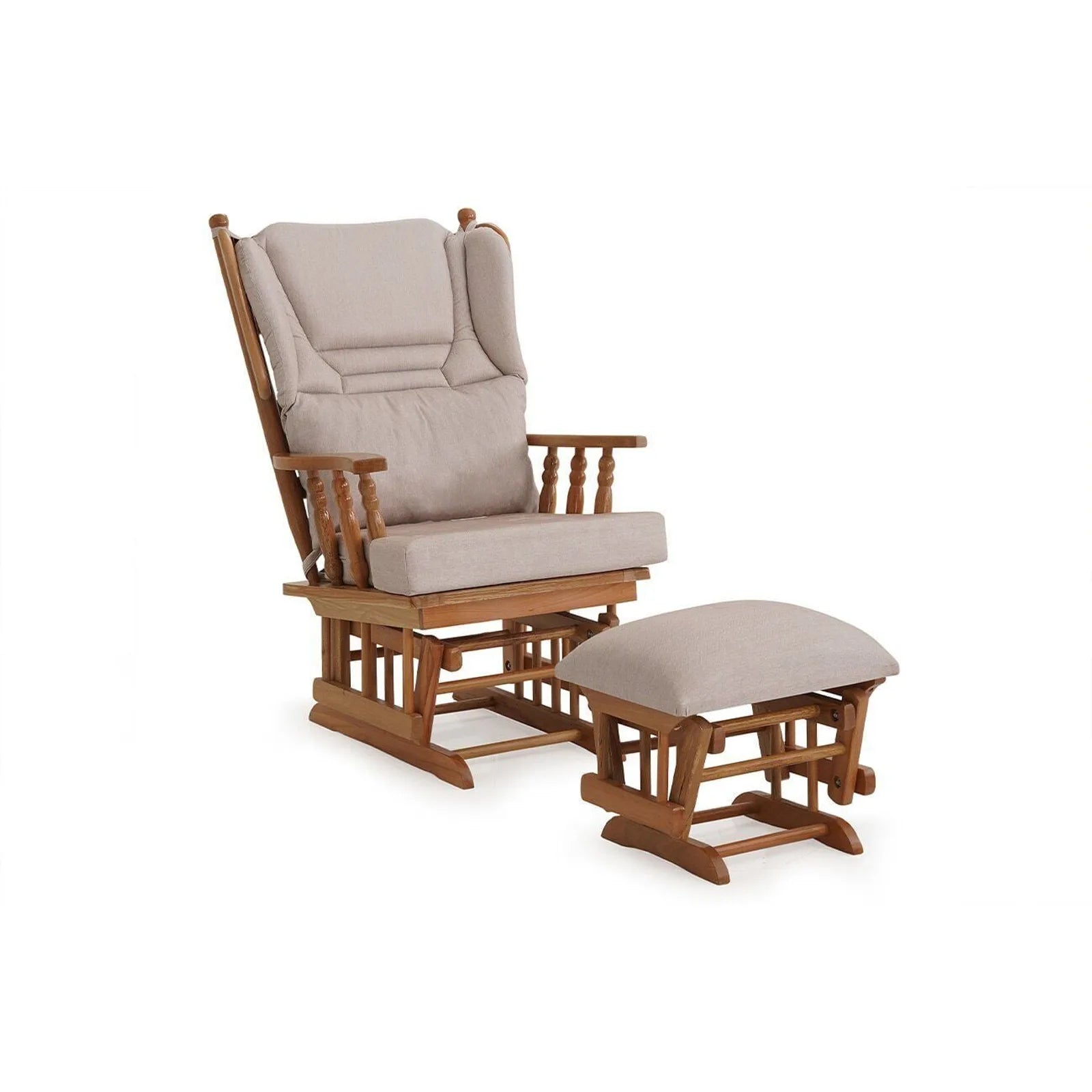 Relax Sallanan Sandalye Krem görsel 5