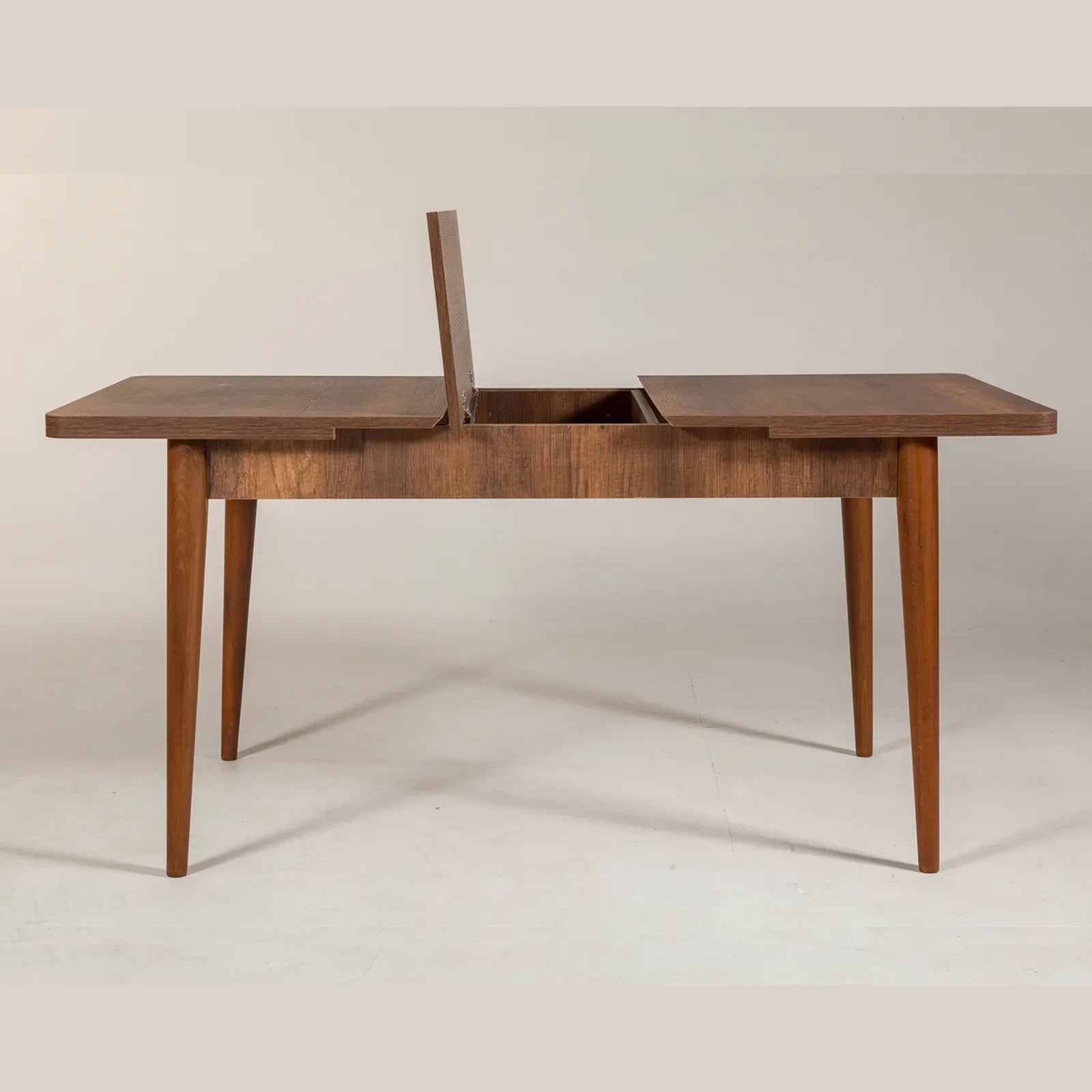 Sembol Açılır Masa Takımı Ceviz Antrasit (1 Masa + 1 Bench + 4 Sandalye) - görsel 3
