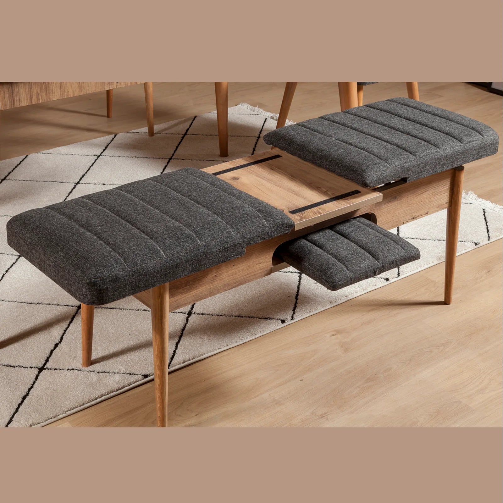Sembol Bench Atlantik Antrasit görsel 3