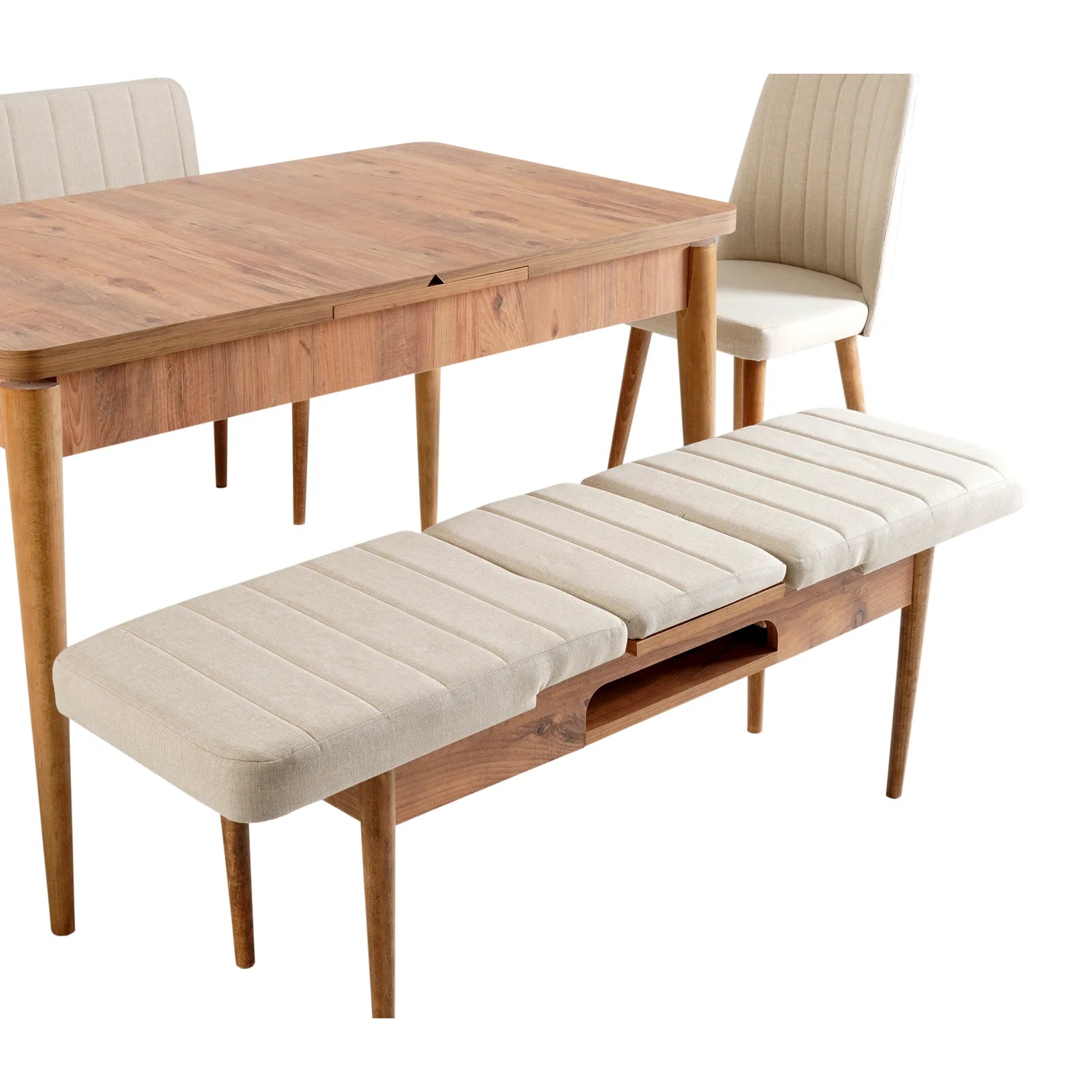 Sembol Bench Atlantik Krem görsel 3