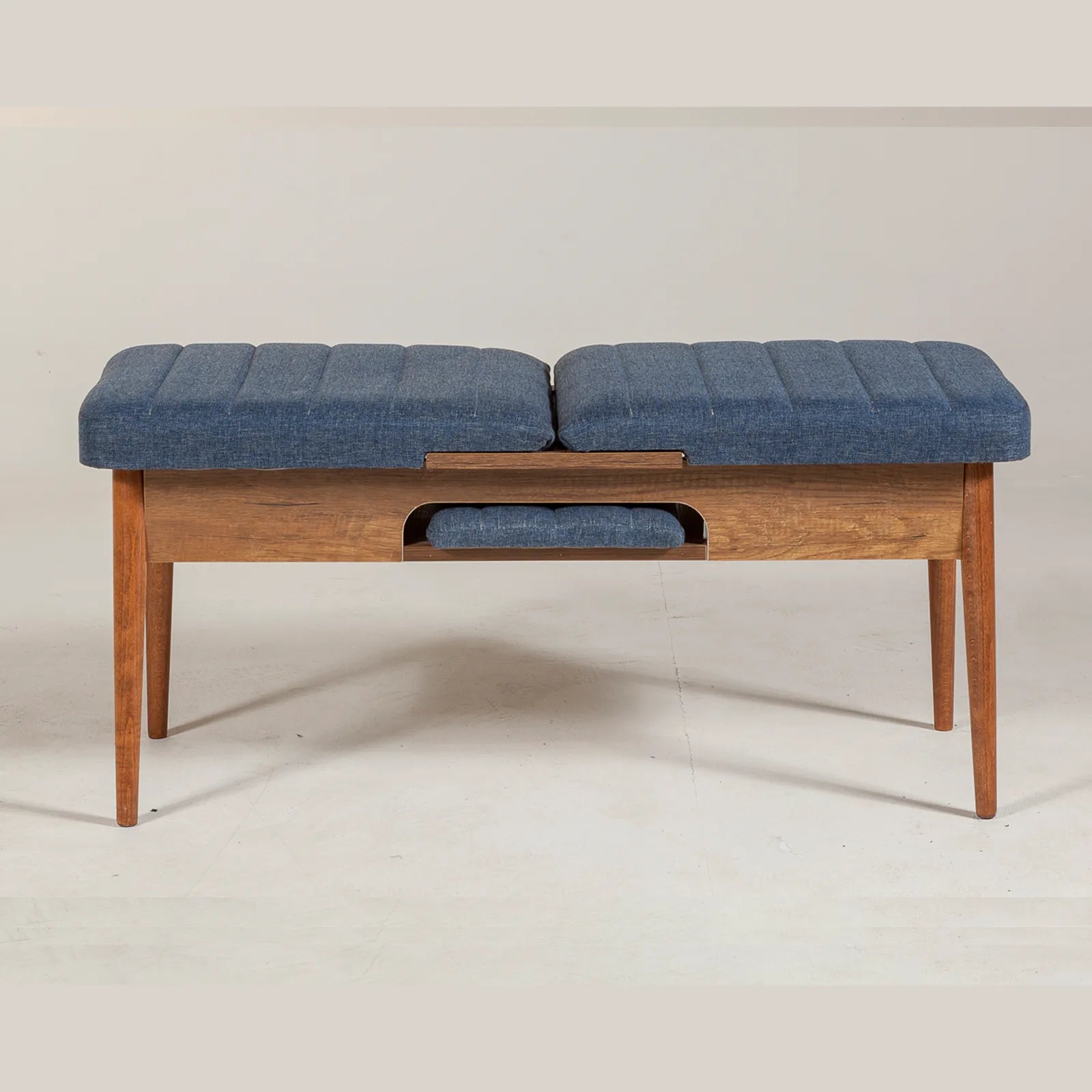 Sembol Bench Ceviz Lacivert görsel 4