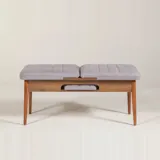 Sembol Bench Ceviz Soho Gri